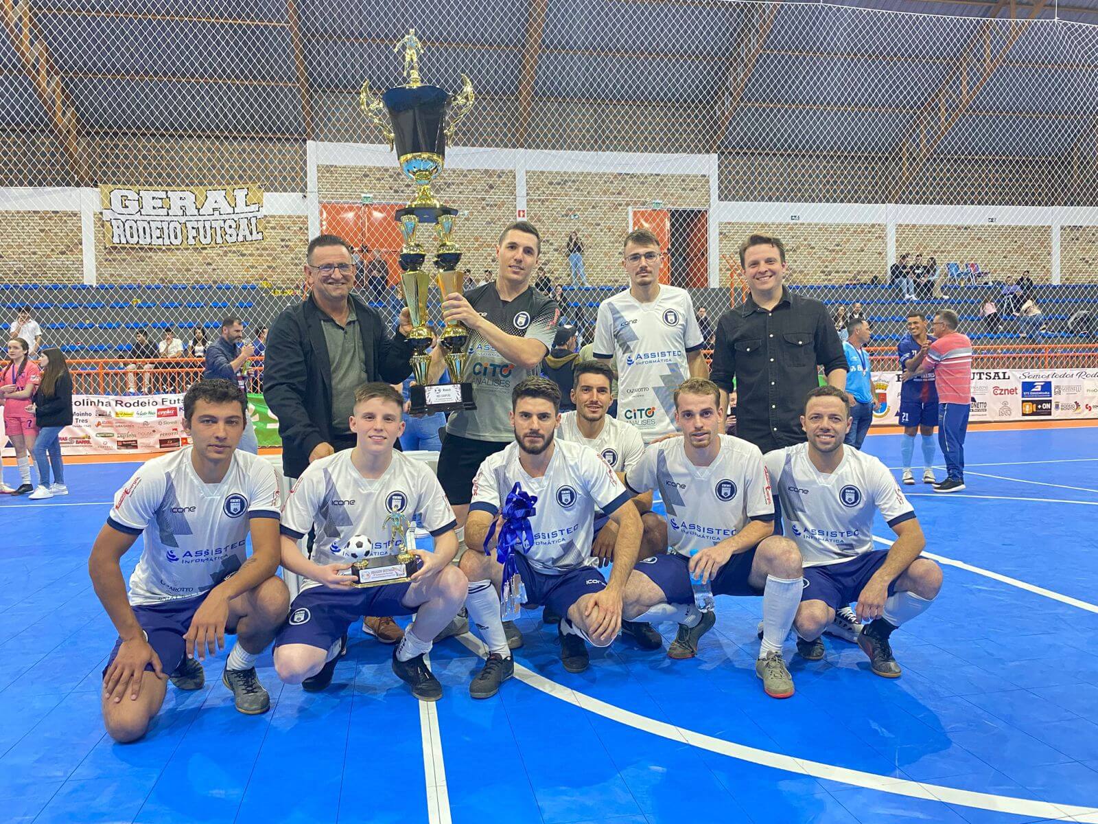 Capa Com Ginásio lotado, Rodeio Bonito conhece os campeões do futsal 2023