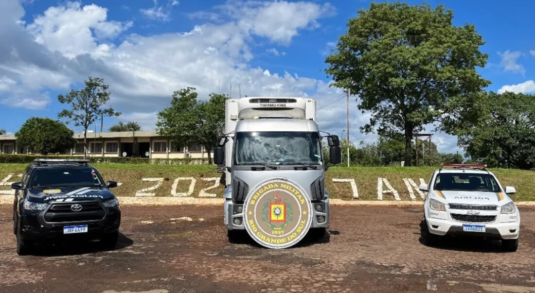 Capa Forças policiais apreendem grande quantidade de camarão em Três Passos