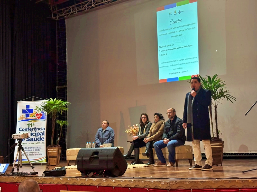 Capa 11ª Conferência Municipal de Saúde debate propostas e elege delegados em Palmeira das Missões