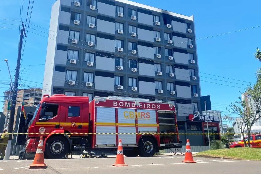 Capa Hóspede morre em incêndio em hotel no centro de Erechim
