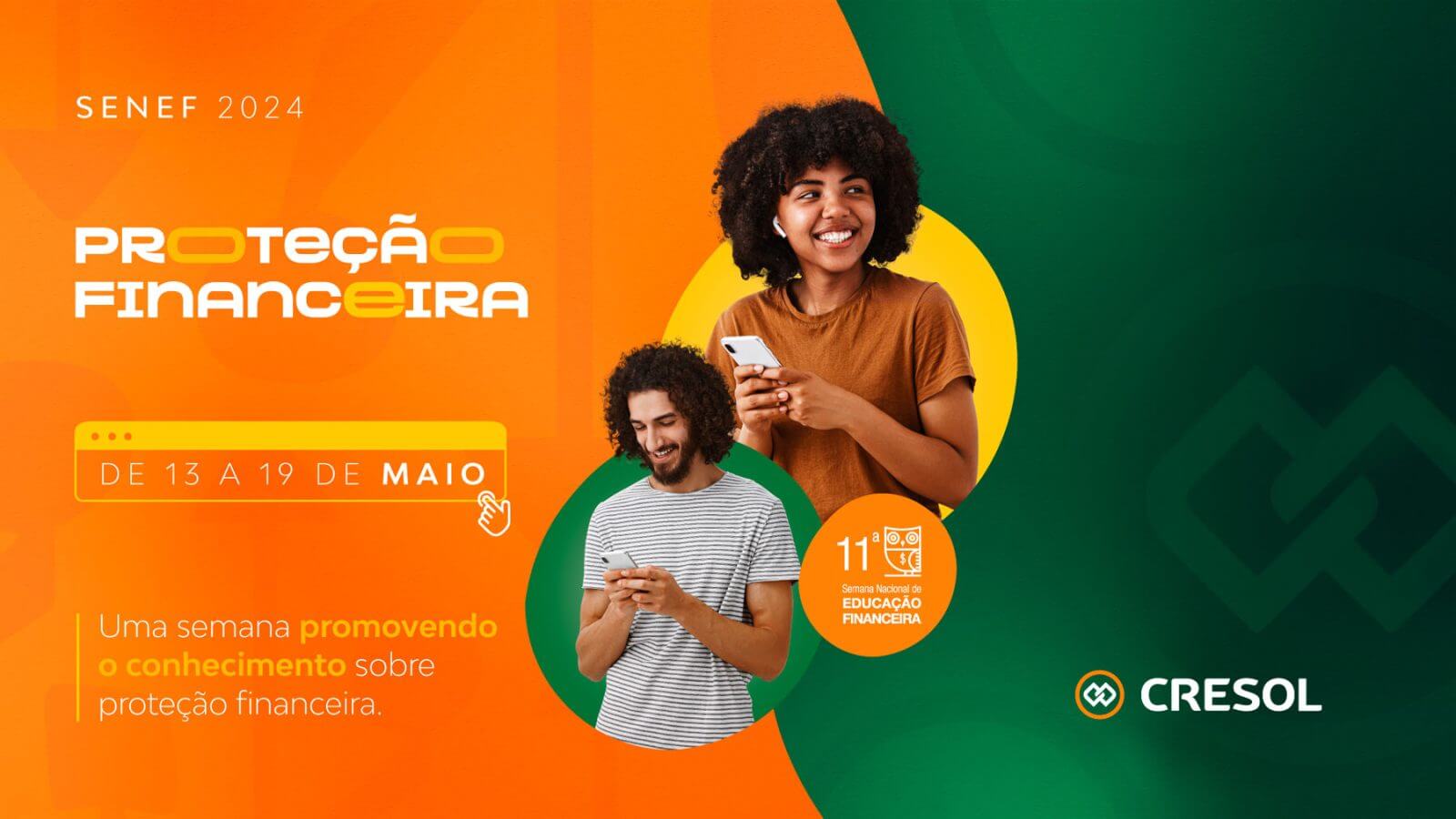 Capa Cresol enfatiza proteção contra fraudes na Senef 2024