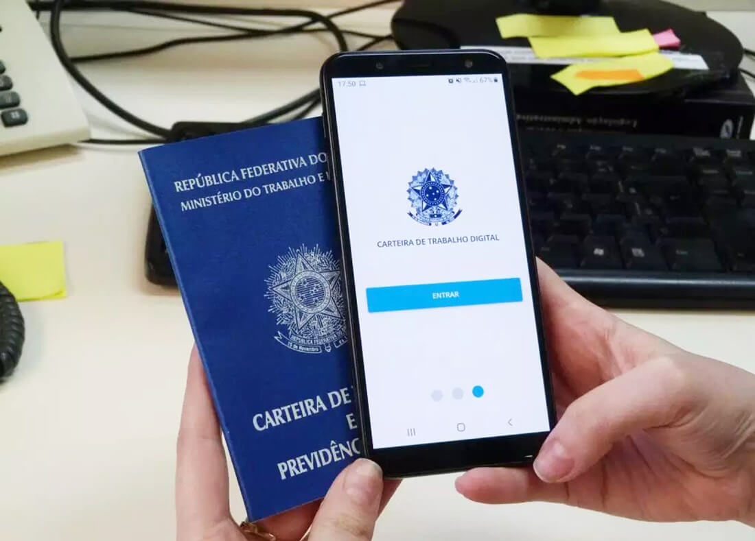 Capa Vagas de emprego do Sine podem ser visualizadas na Carteira de Trabalho Digital