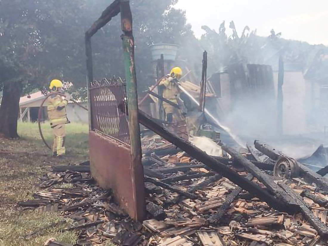 Capa Idoso perde a casa em incêndio no interior de Boa Vista do Buricá