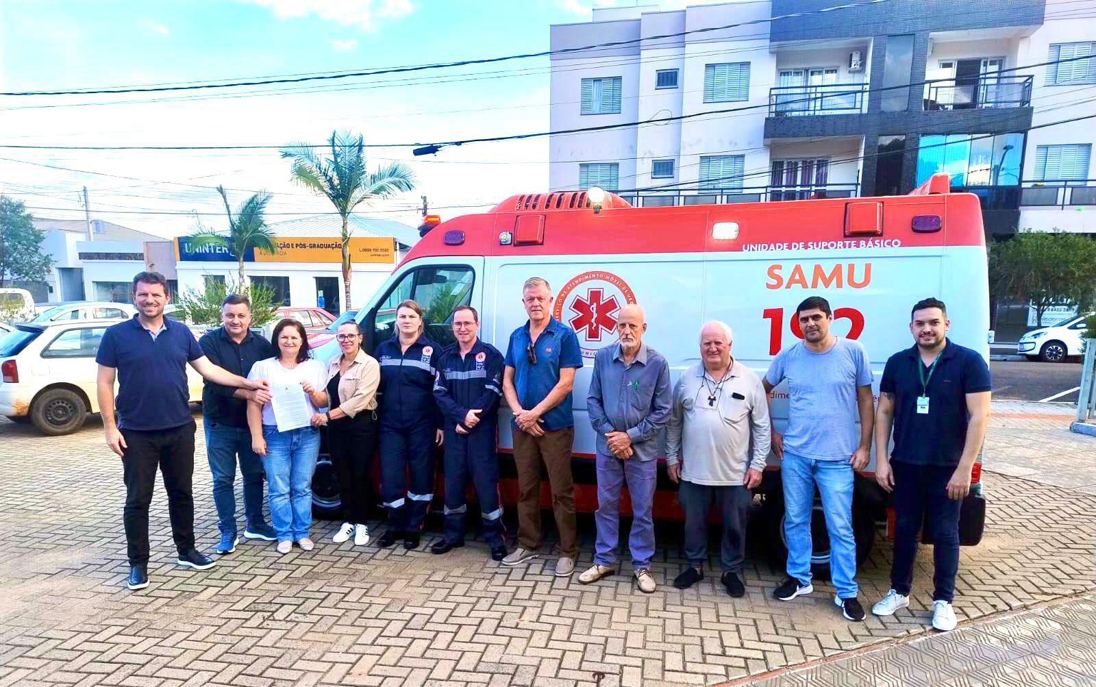 Capa Três Passos recebe nova ambulância do SAMU para reforçar atendimento de urgência