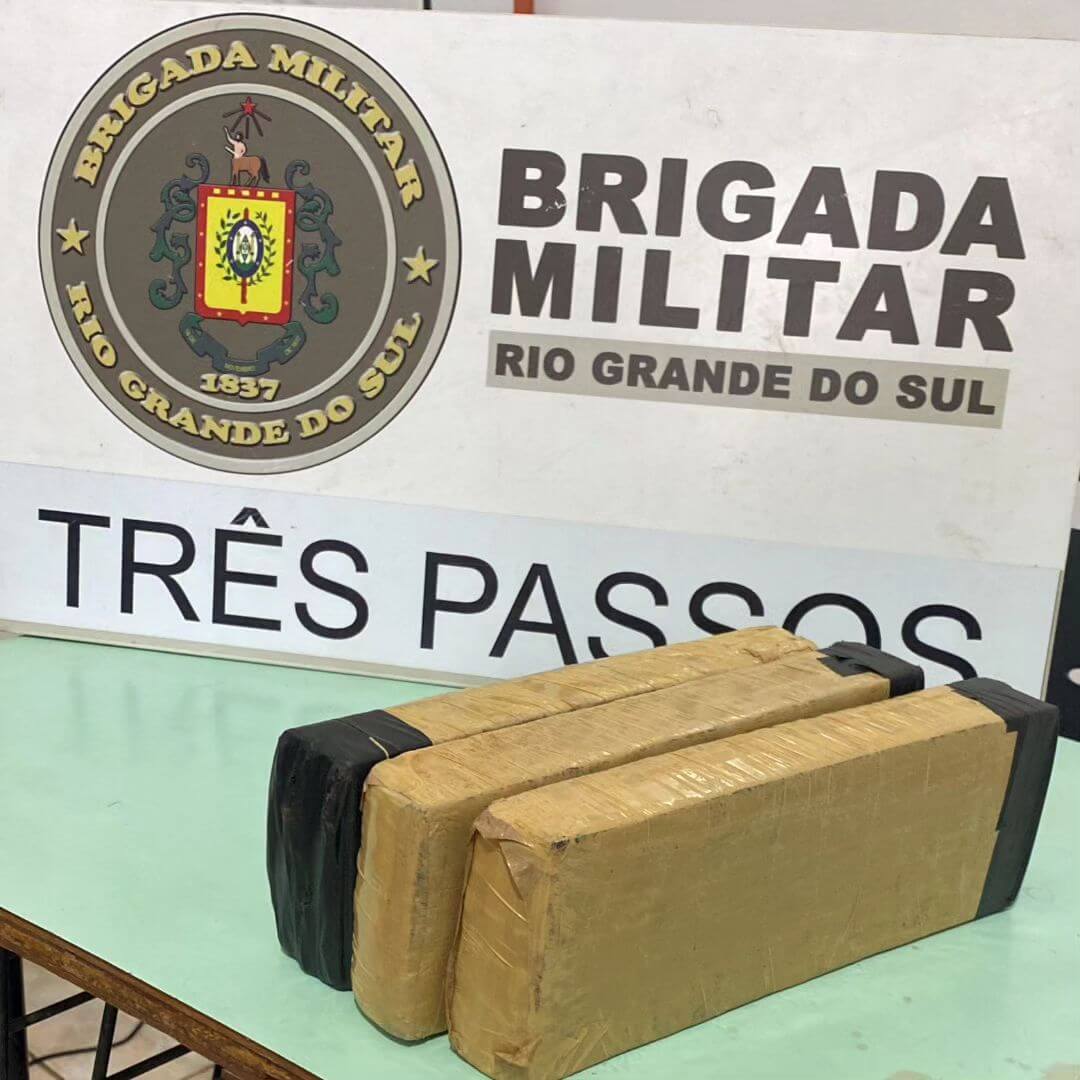 Capa Três Passos: BM apreende drogas no interior do Presídio Estadual