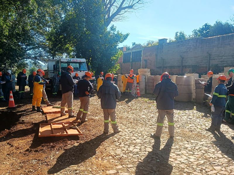 Capa Corsan reforça treinamentos de segurança, fiscalização e qualificação das equipes de Três Passos e Santa Rosa
