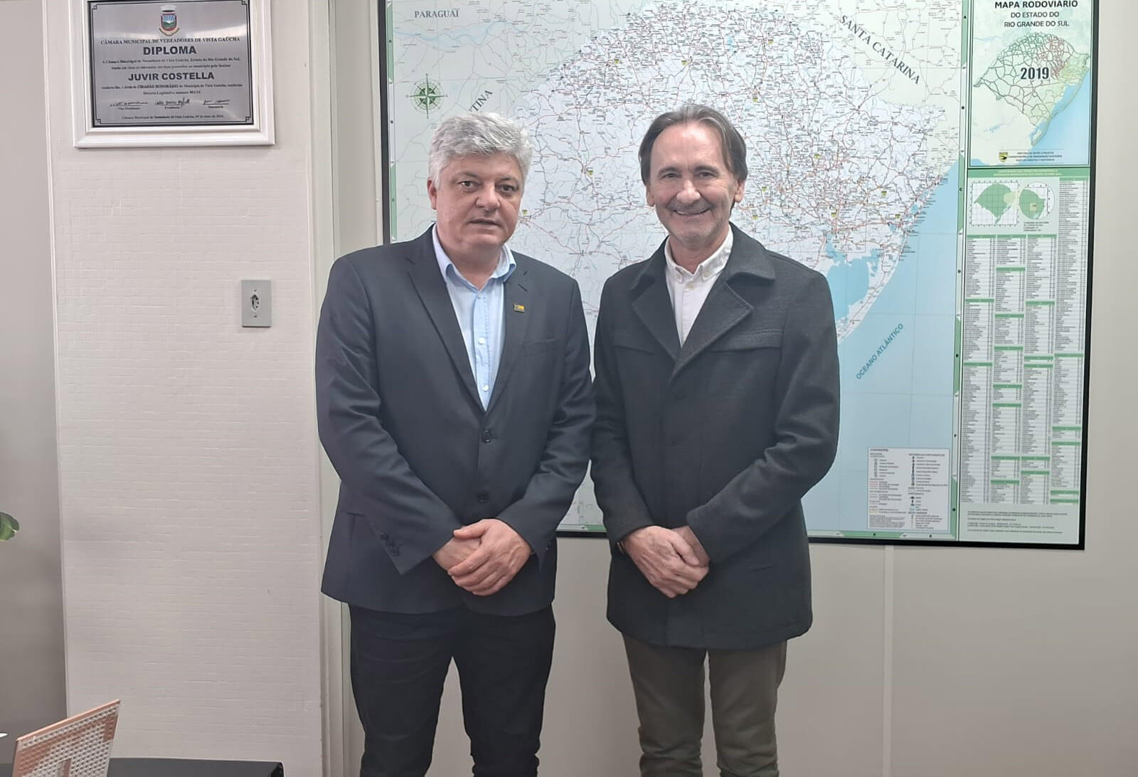 Capa Prefeito de Liberato Salzano busca investimentos em infraestrutura na capital