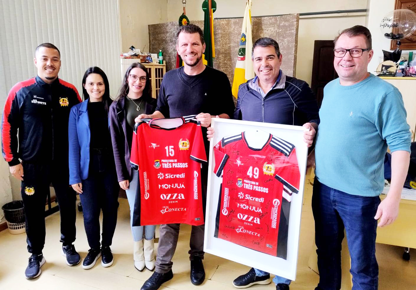 Capa ATLEC Futsal e Prefeitura de Três Passos discutem melhorias no Ginásio Municipal
