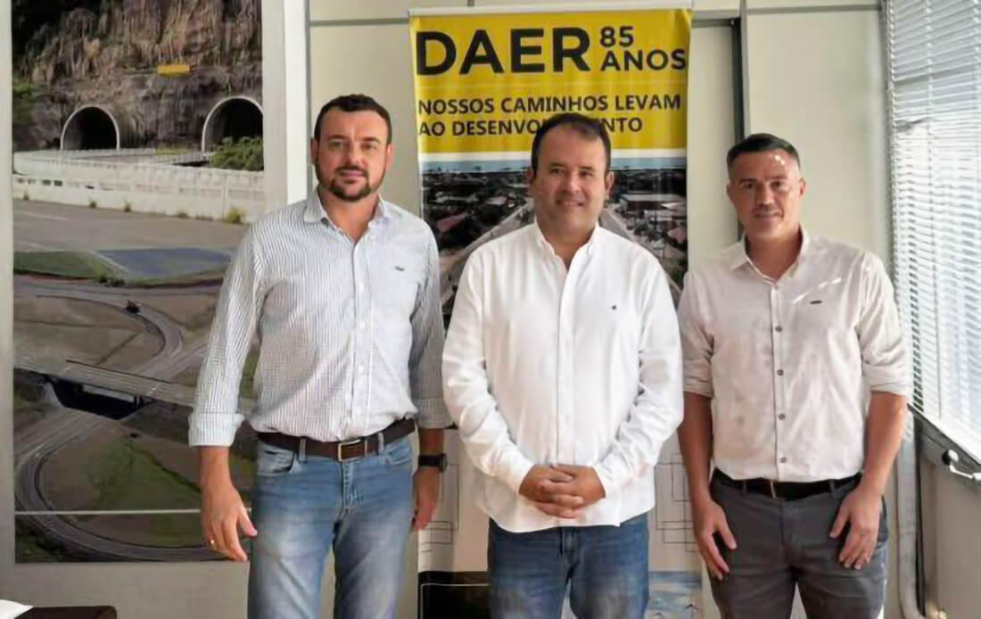 Capa Construção da Ponte sobre o Rio Guarita e outras demandas são apresentadas ao DAER
