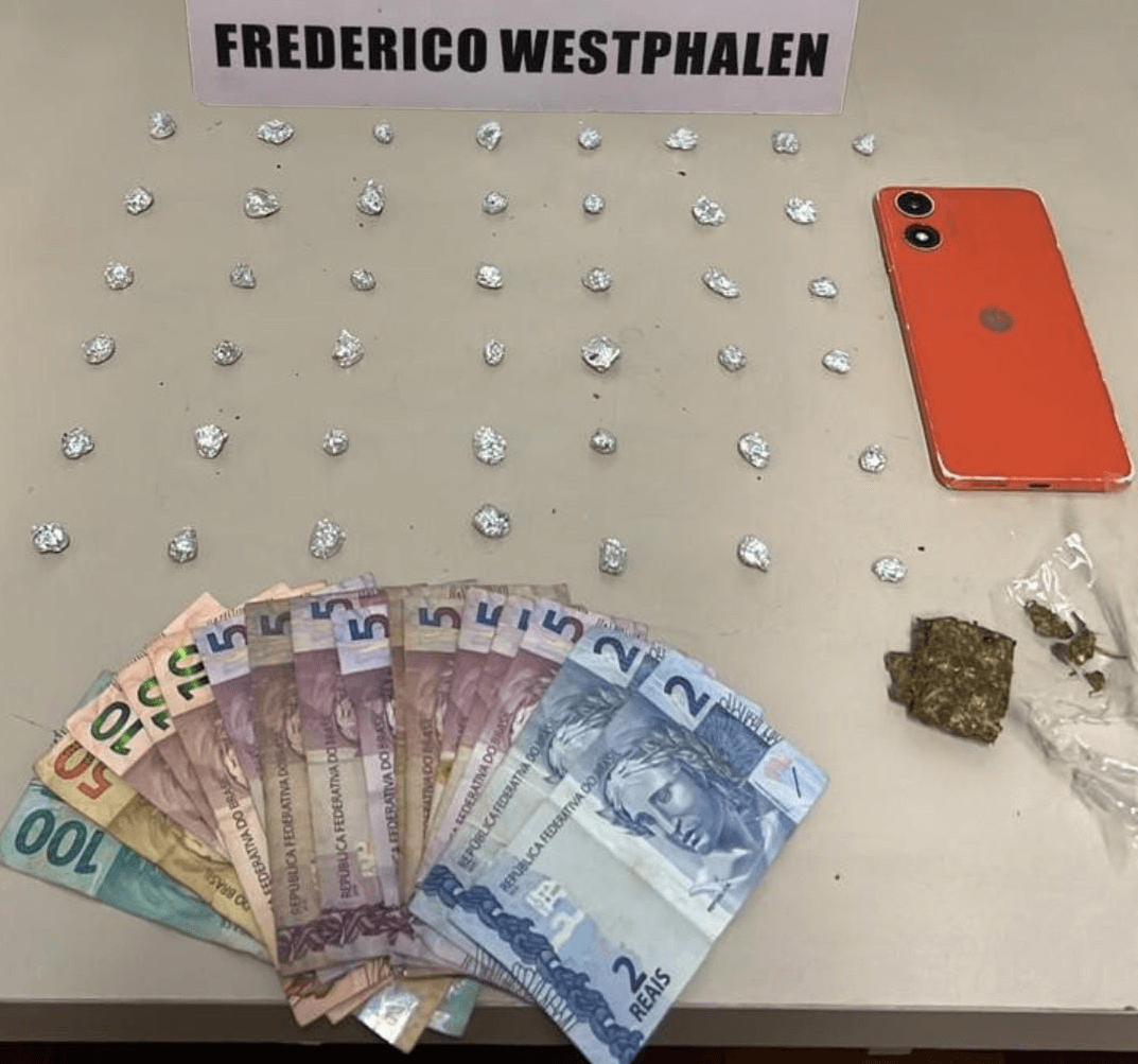 Capa Homem de 20 anos é preso por tráfico de drogas em Frederico Westphalen