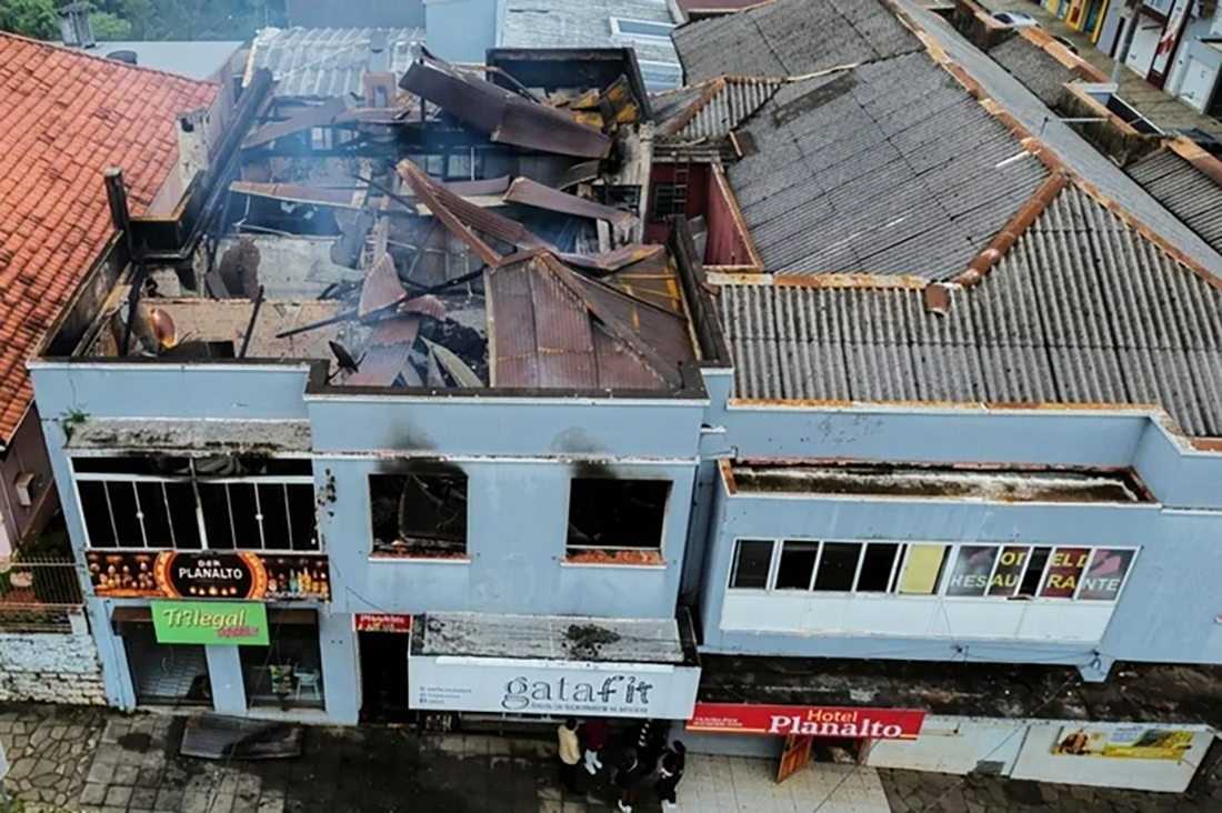 Capa Suspeito de incendiar hotel em Soledade é preso pela Polícia