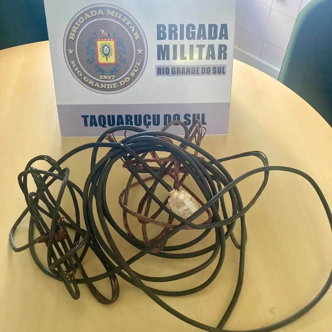 Capa Brigada Militar prende dois homens por furto e receptação em Taquaruçu do Sul