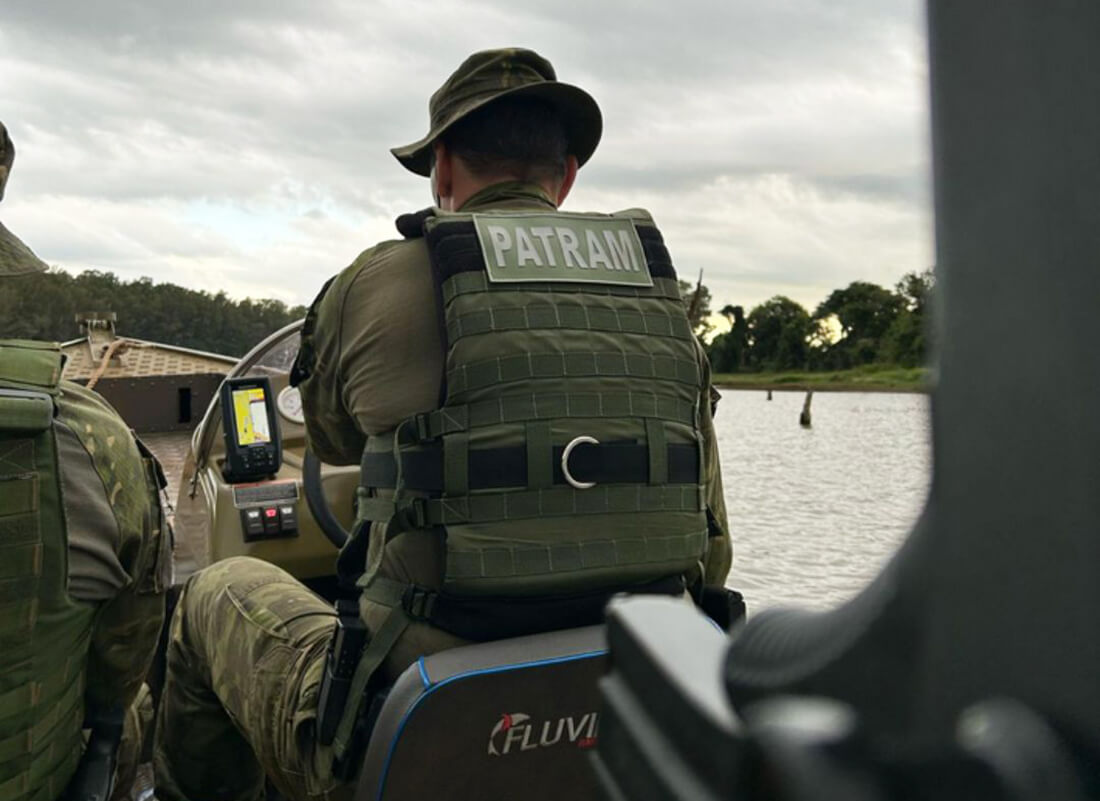 Capa Brigada Militar flagra crimes ambientais em Panambi