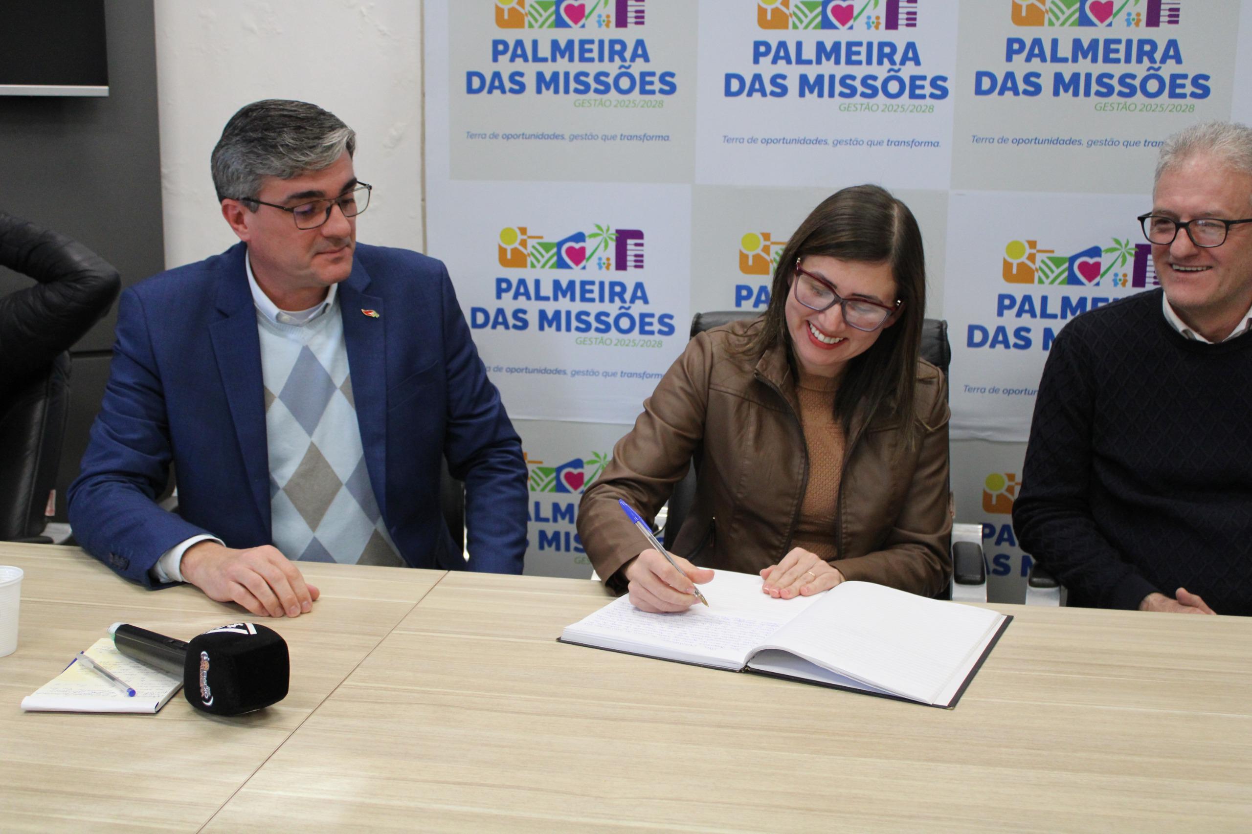 Capa Sindimara Ribeiro assume interinamente a Prefeitura de Palmeira das Missões