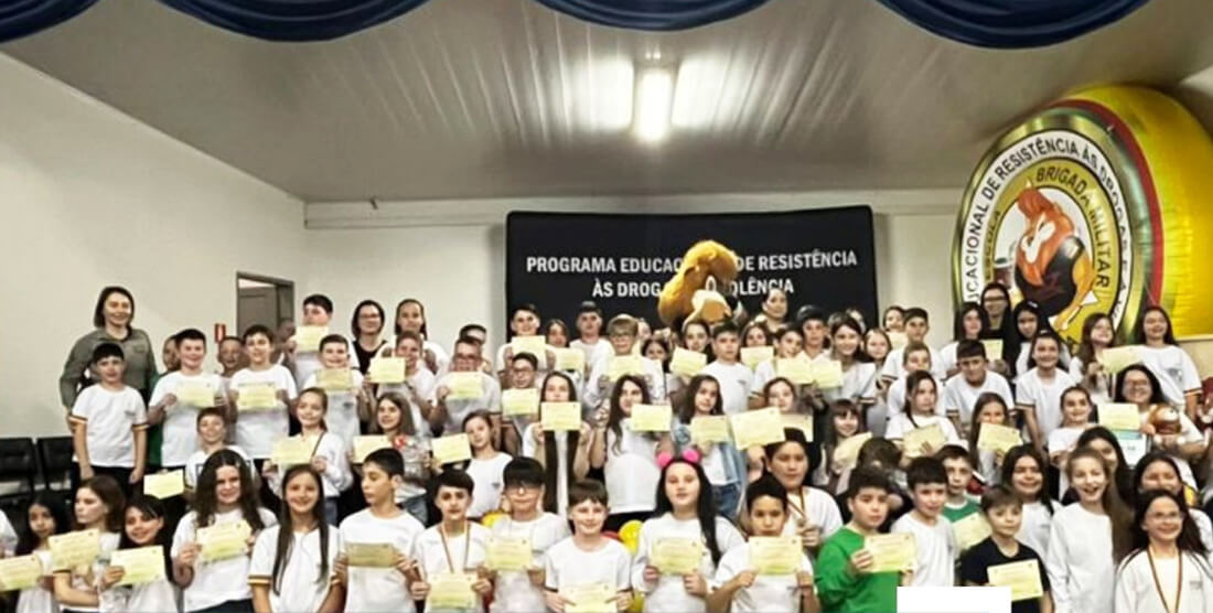 Capa PROERD forma novas turmas em Frederico Westphalen