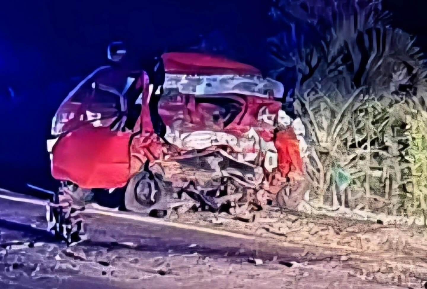 Capa Motorista de Panambi morre em colisão frontal na BR-158, em Cruz Alta