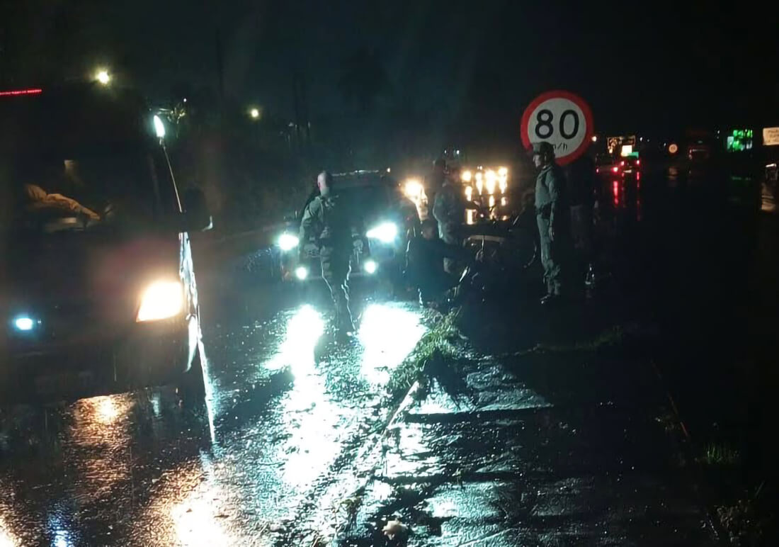 Capa Queda de motocicleta deixa jovem ferido na BR-468 em Três Passos