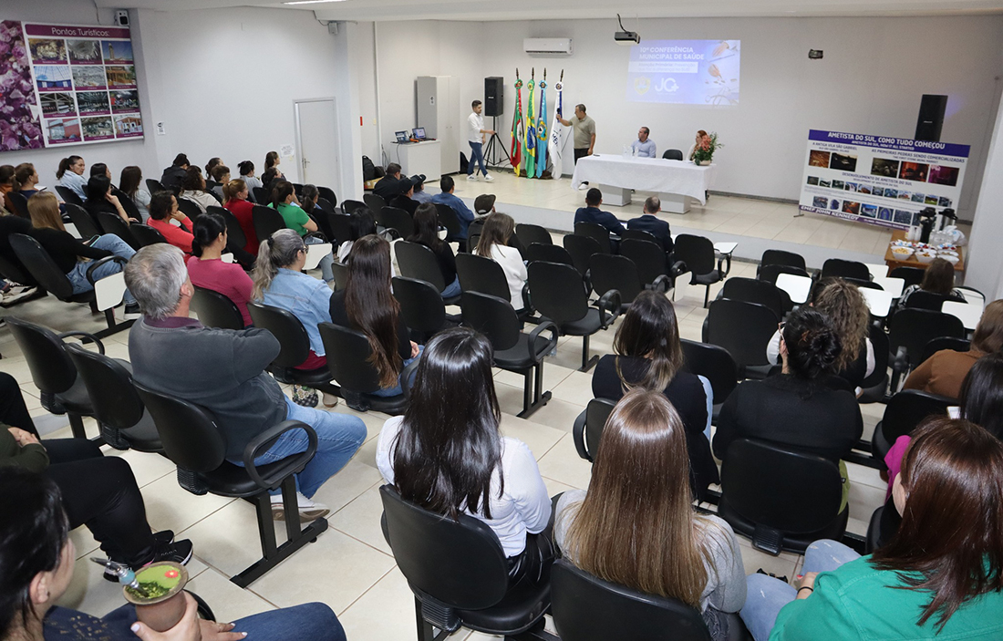 Capa Ametista do Sul promove 10ª Conferência Municipal de Saúde para definir futuro do setor