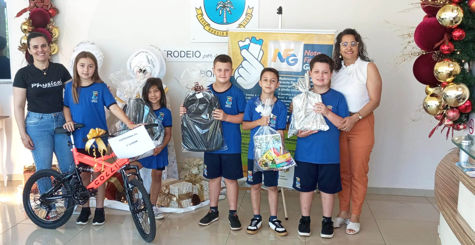 Capa Conhecidos os vencedores do III Concurso Municipal Escolar Cidadania Fiscal de Rodeio Bonito