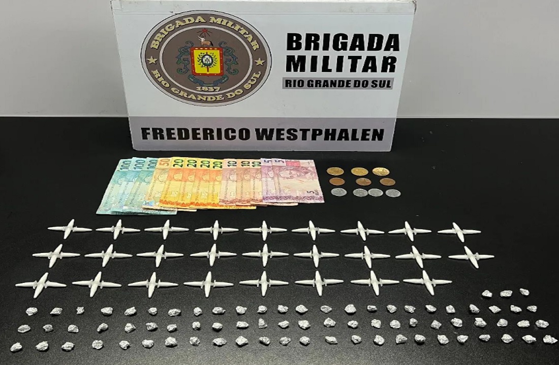 Capa Brigada Militar prende homem por tráfico de drogas em Frederico Westphalen