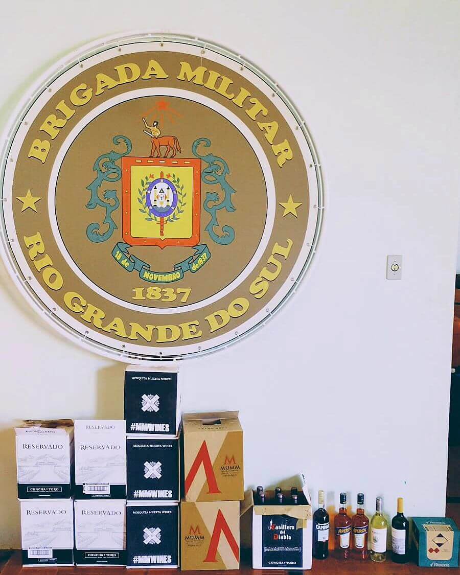 Capa Brigada Militar apreende bebidas de origem estrangeira em Três Passos