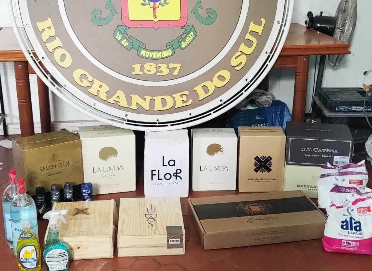 Capa Brigada Militar apreende mercadorias de origem estrangeira em Três Passos