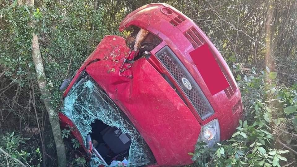 Capa Quatro feridos em saída de pista na ERS-332 em Soledade