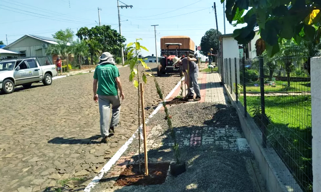 Capa Tiradentes do Sul investe em arborização para embelezar a cidade