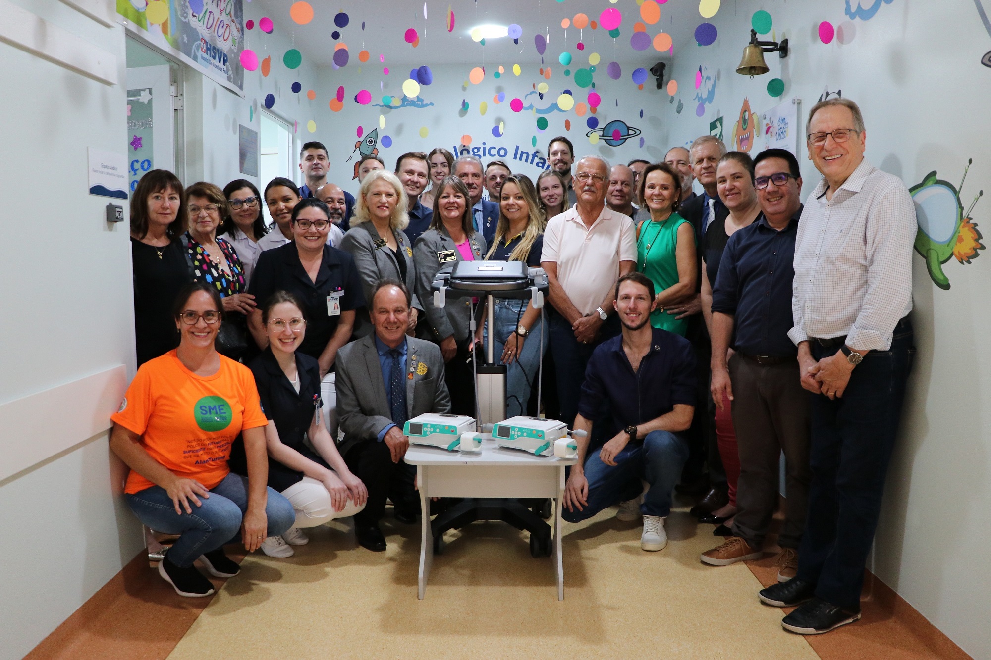 Capa Hospital São Vicente de Paulo recebe doação de equipamentos do Rotary Club