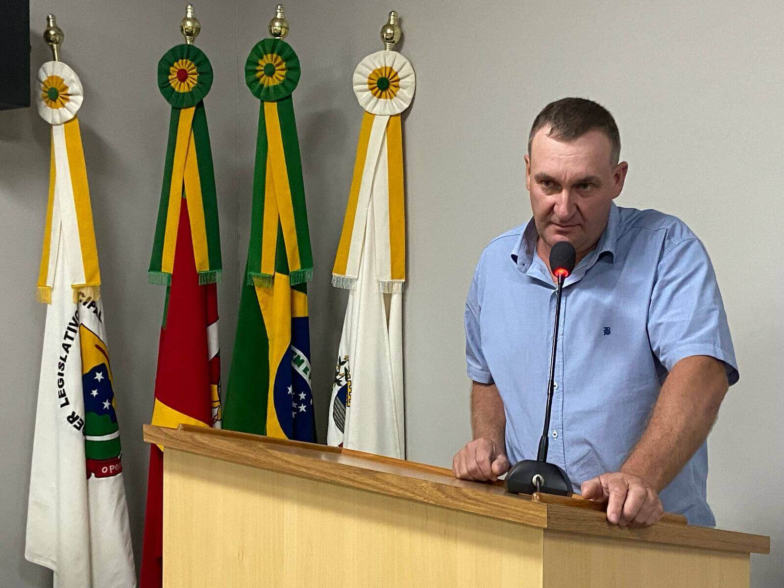 Capa Vereador Volnei Hornschu reassume cargo na Câmara de Erval Seco