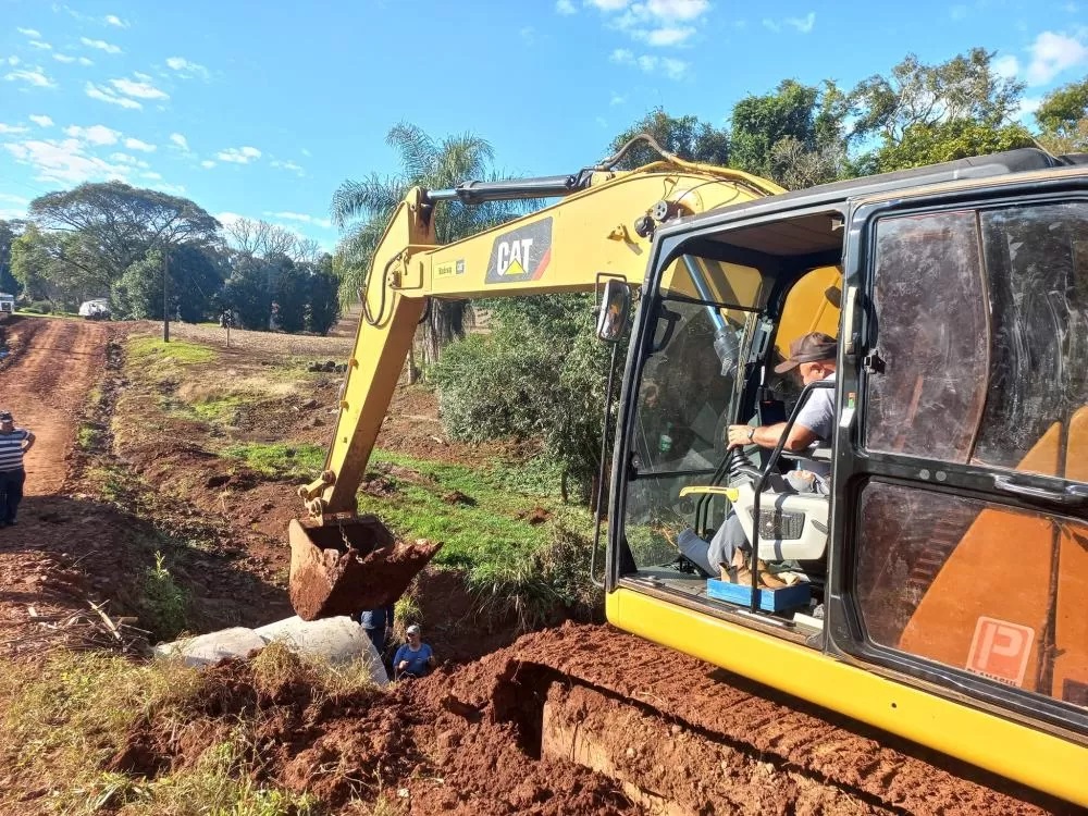 Capa Boa Vista das Missões: Instalação de novos bueiros melhora infraestrutura local