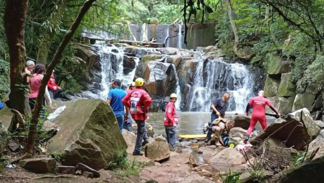 Capa Jovem de 21 anos morre afogado em cachoeira no Oeste de SC