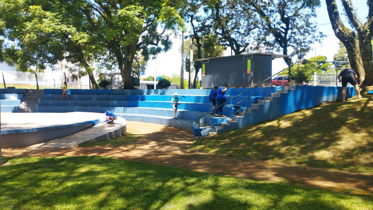 Capa Praça da URI recebe mutirão de limpeza e revitalização em Frederico Westphalen