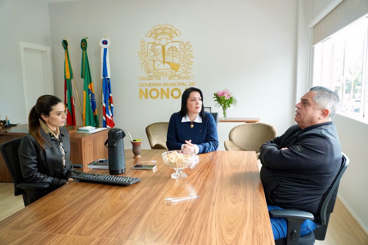 Capa Prefeita de Nonoai recebe visita institucional de João Rodrigues
