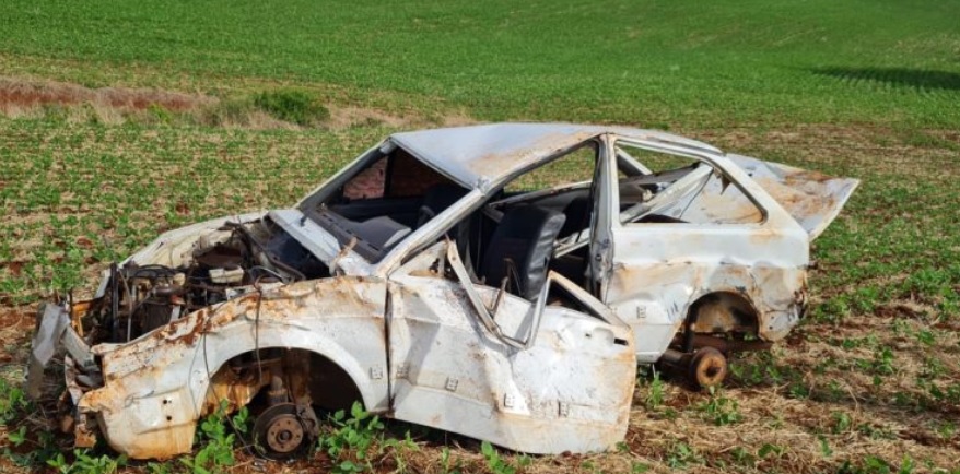 Capa Acidente é registrado na ERS-518 entre Campo Novo e Braga