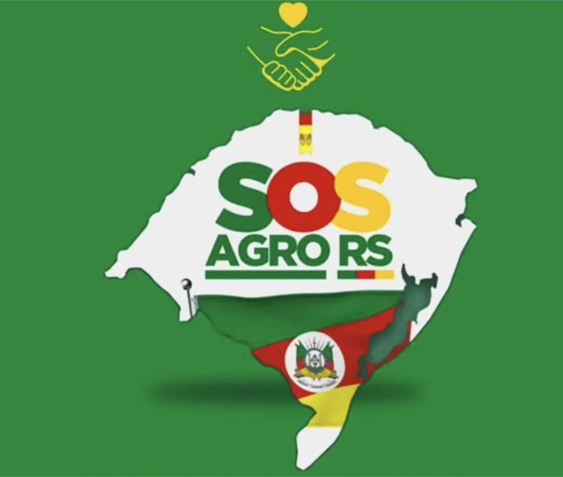 Capa SOS Agro RS convoca Dia de Luto nesta sexta-feira pela reconstrução do Estado