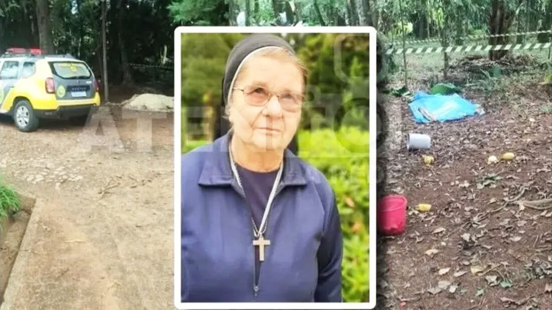 Capa Religiosa de 82 anos é morta após invasão de convento no Paraná