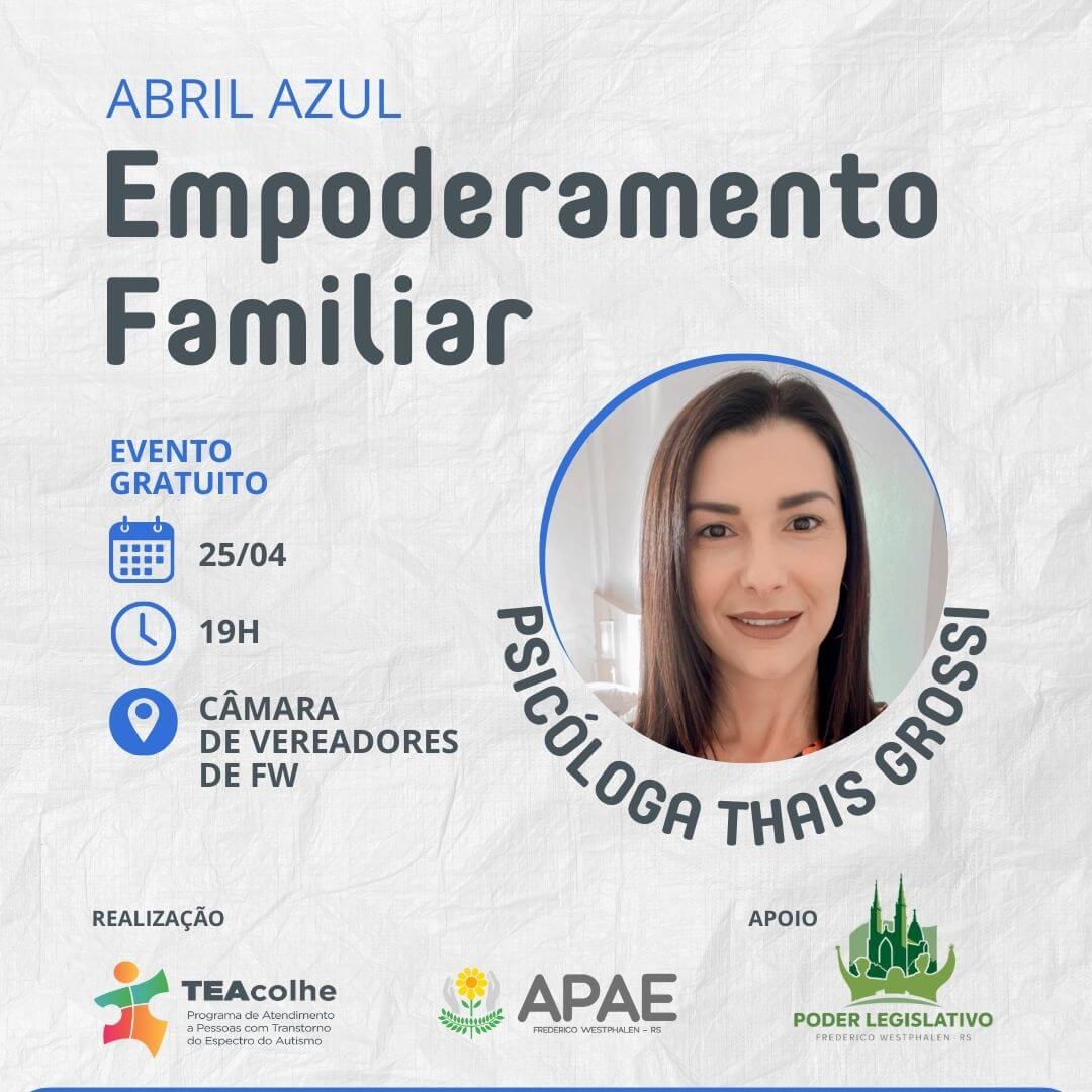 Capa Câmara de FW promove evento gratuito sobre Autismo