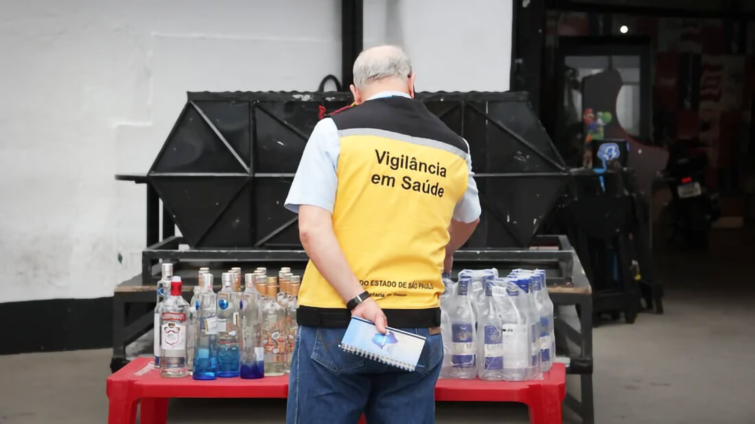 Capa Ministério da Saúde confirma 225 registros de intoxicação por metanol após ingestão de bebida alcoólica