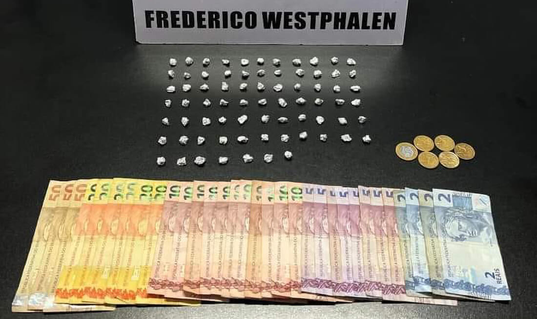 Capa Brigada Militar prende mulher por tráfico de drogas em Frederico Westphalen