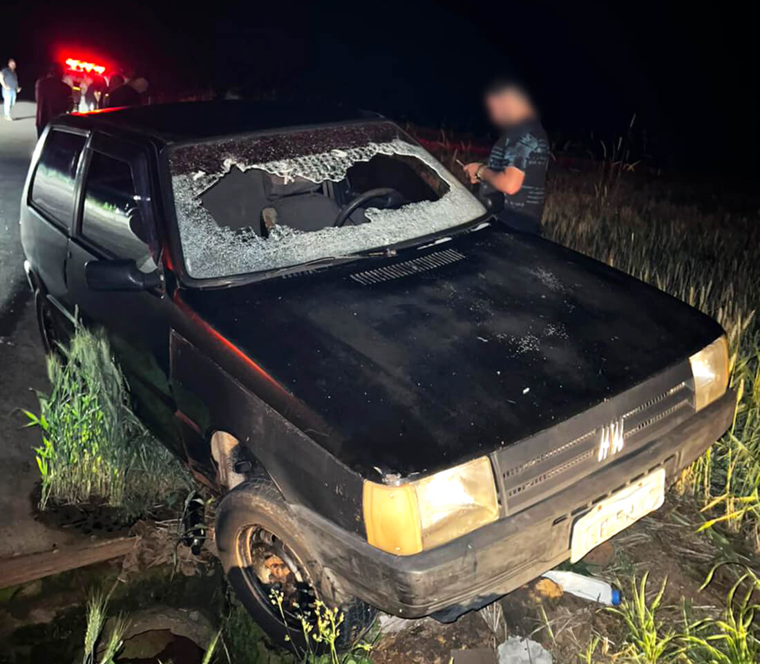 Capa Candidato é agredido e tem veículo alvejado em Vicente Dutra