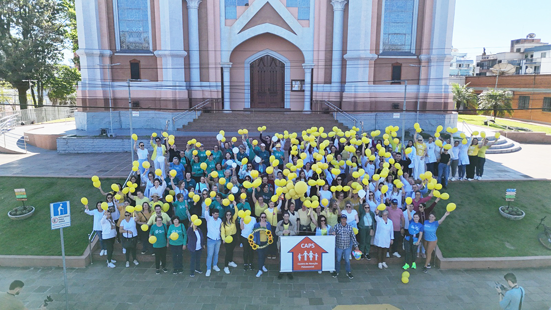 Capa Setembro Amarelo mobiliza comunidade em Frederico Westphalen
