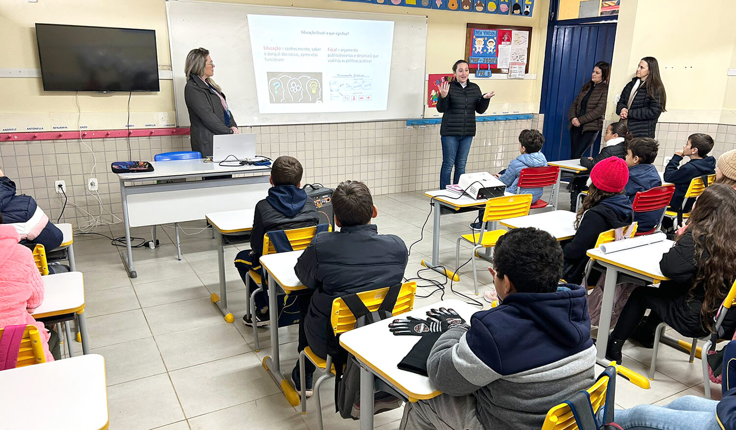 Capa Servidoras da Administração de Seberi promovem palestra sobre educação fiscal para alunos da rede municipal
