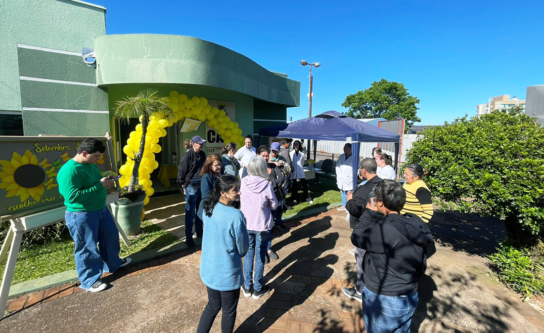 Capa CAPS I de Três Passos promove "Tenda do Acolhimento" para discutir saúde mental