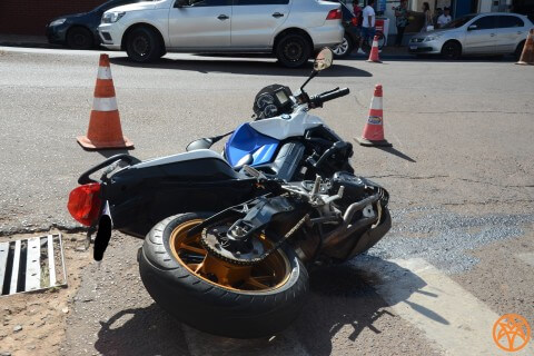 Capa Acidente deixa dois feridos no centro de Palmeira das Missões