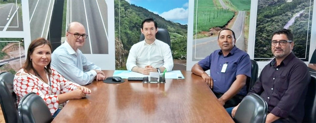 Capa Poder público de São Pedro das Missões discute acesso asfaltico com o DAER