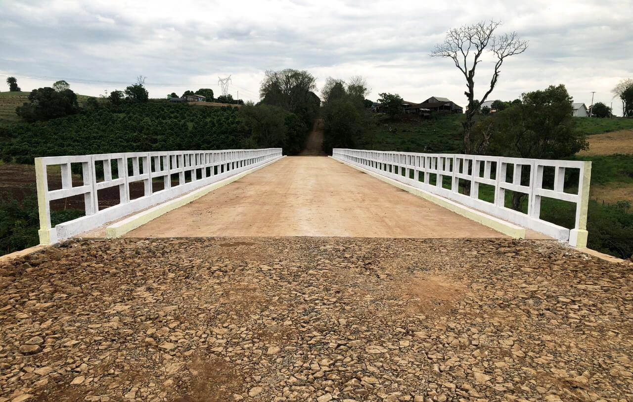 Capa Ponte entre os municípios de Liberato Salzano a Rodeio Bonito e Trindade do Sul está liberada
