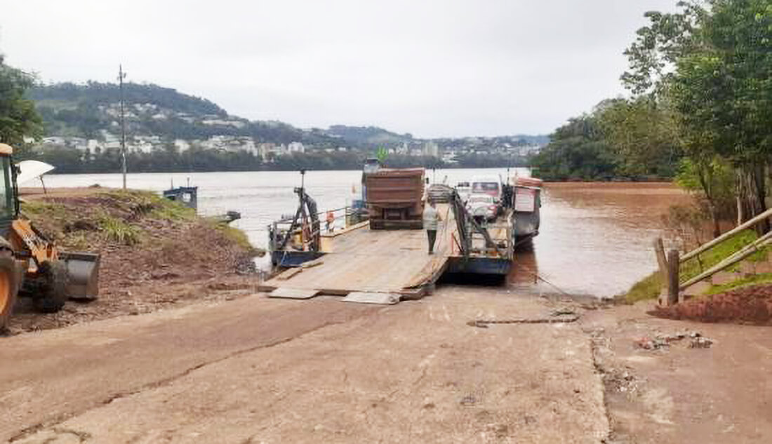 Capa Travessia de balsa entre Barra do Guarita e Itapiranga será retomada na manhã de hoje