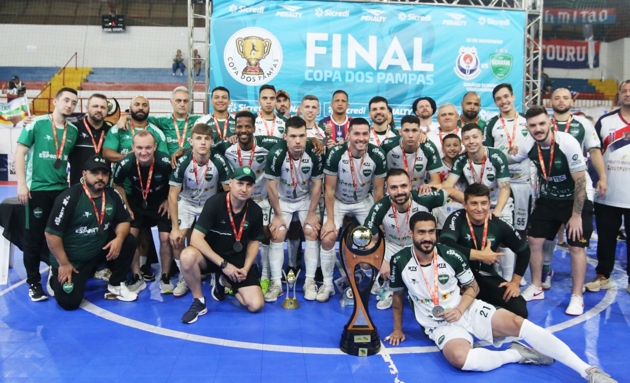 Capa Guarani é vice-campeão da Copa dos Pampas 2025