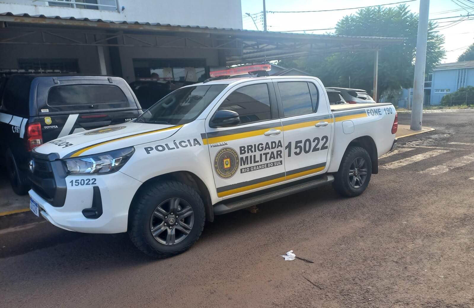 Capa Brigada Militar age rápido e prende dois suspeitos horas após homicídio em Palmitinho